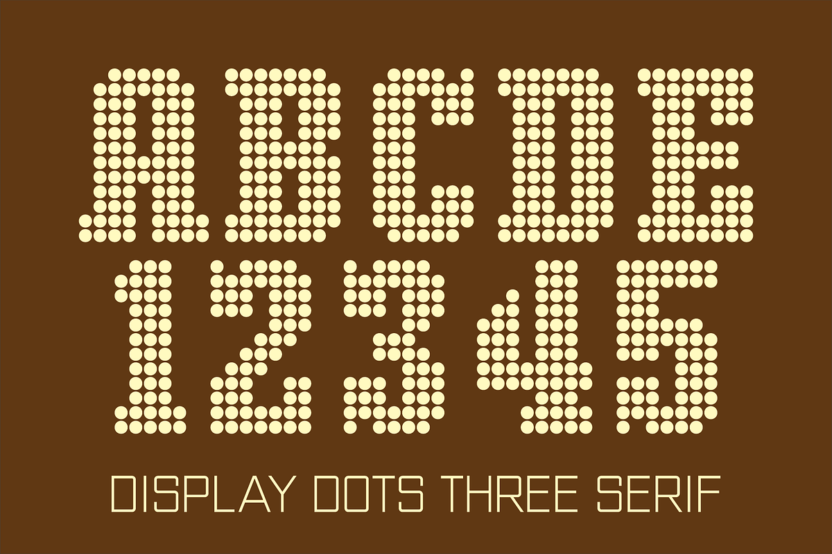 Display Dots & Squares Fonts, a Font by GG Design (Photo 6 of 13)