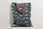 Seamless Rainbow Trout Pattern, a Pattern Graphic by EmmaGDesigner (Thumbnail 5 of 5)