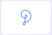 Letter P - Pro Link Logo Template, a Branding & Logo Template by Graplick (Thumbnail 1 of 3)
