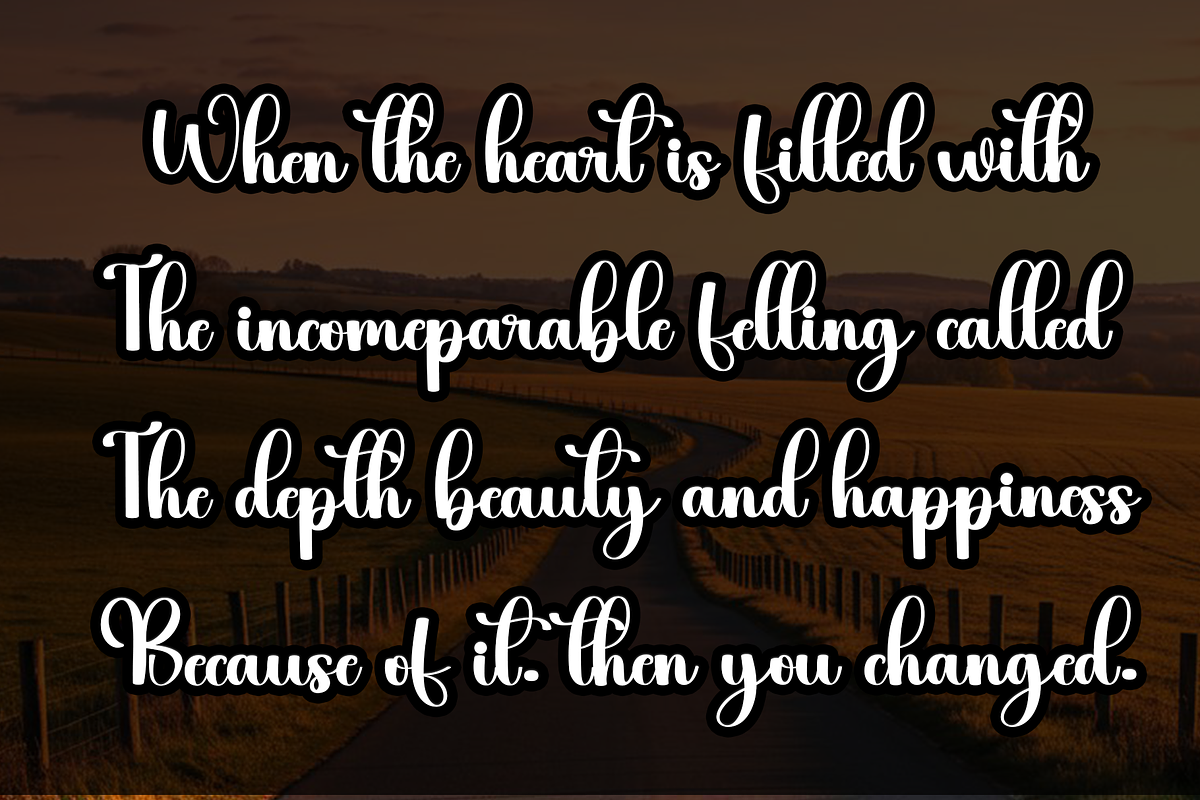 Rainbow Fabrica, a Handwritten Font by FreshTypeINK (Photo 6 of 8)