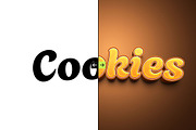Brownie Text Effect, a Layer Style Add-On by dokudokunomi (Thumbnail 3 of 4)