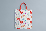 Medical Seamless Pattern, a Pattern Graphic by Bartama Graphic (Thumbnail 2 of 5)