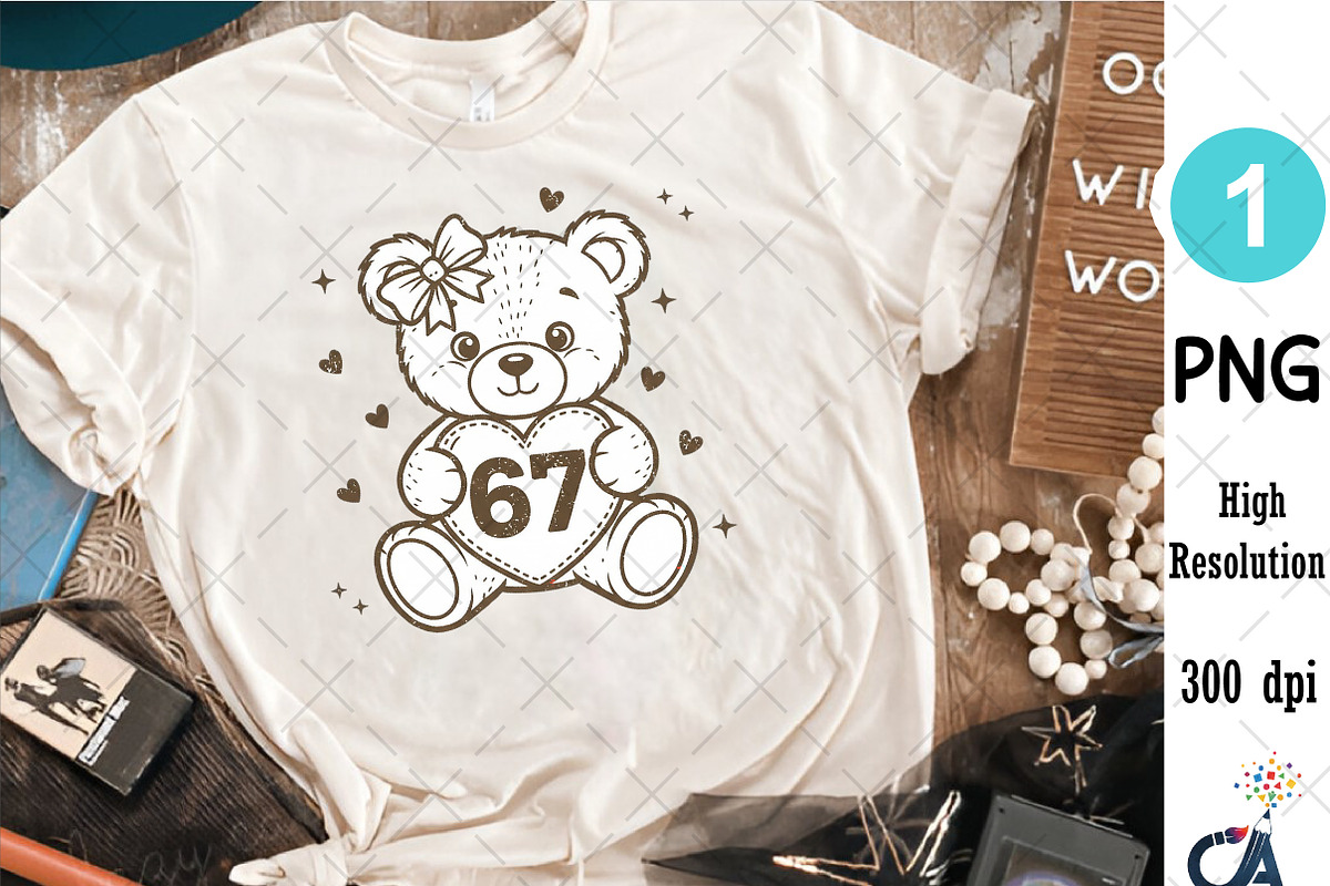 67 Valentines Teddy Png, an Illustration by Creative Art (Photo 2 of 6)