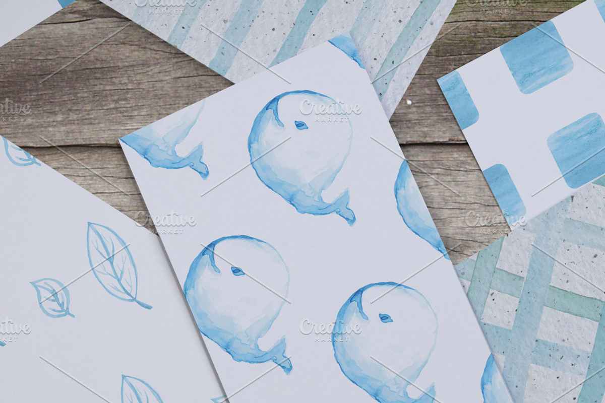 45 watercolor elements set, a Decorative Illustration by Lytvynenko Anna (Photo 7 of 7)