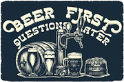 Hops And Barley Vintage Font, a Serif Font by JumboDesign (Thumbnail 4 of 6)