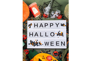 Happy Halloween greetings on, a Holiday Photo by Lifemorning