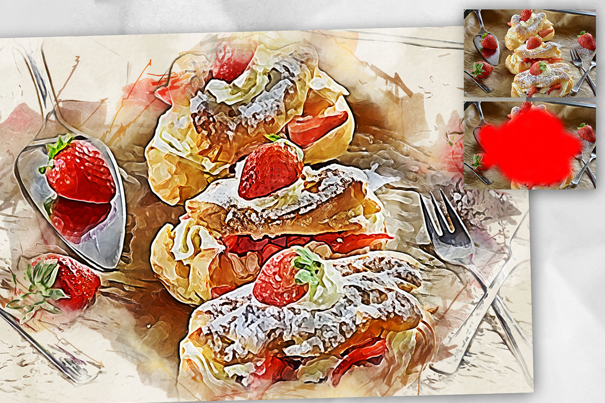 Marker Illustration Photoshop Action, an Action Add-On by GorynArt (Photo 13 of 15)