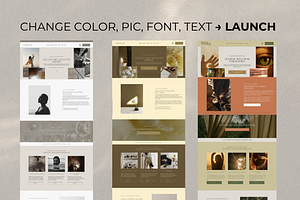 Aesthetic Easy Website Template