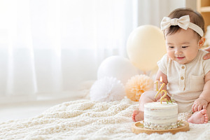 Half birthday celebration with smili, a Photo by Dvoevnore photos