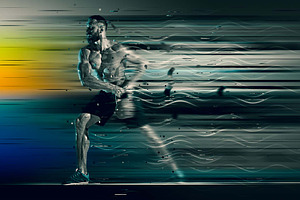 Run Motion Effect Photoshop Action