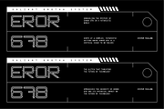 VB Nextron - Futuristic Display Font, a Sans Serif Font by VALIANTBROTHA (Thumbnail 7 of 10)