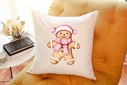 Christmas Gingerbread Man Clipart Bu, an Illustration by Sublimation Artist (Thumbnail 6 of 6)