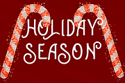Snow Lits Christmas Holiday Display, a Font by Cloverons (Thumbnail 2 of 13)