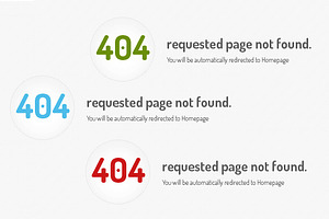 Error pages