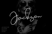 Jackson, a Script Font by Larin Type Co. (Thumbnail 1 of 10)