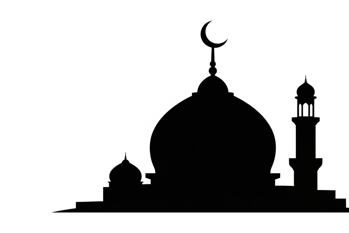 Beautiful Ramadan mosque silhouette, an Illustration by Amazin_art (Photo 10 of 31)