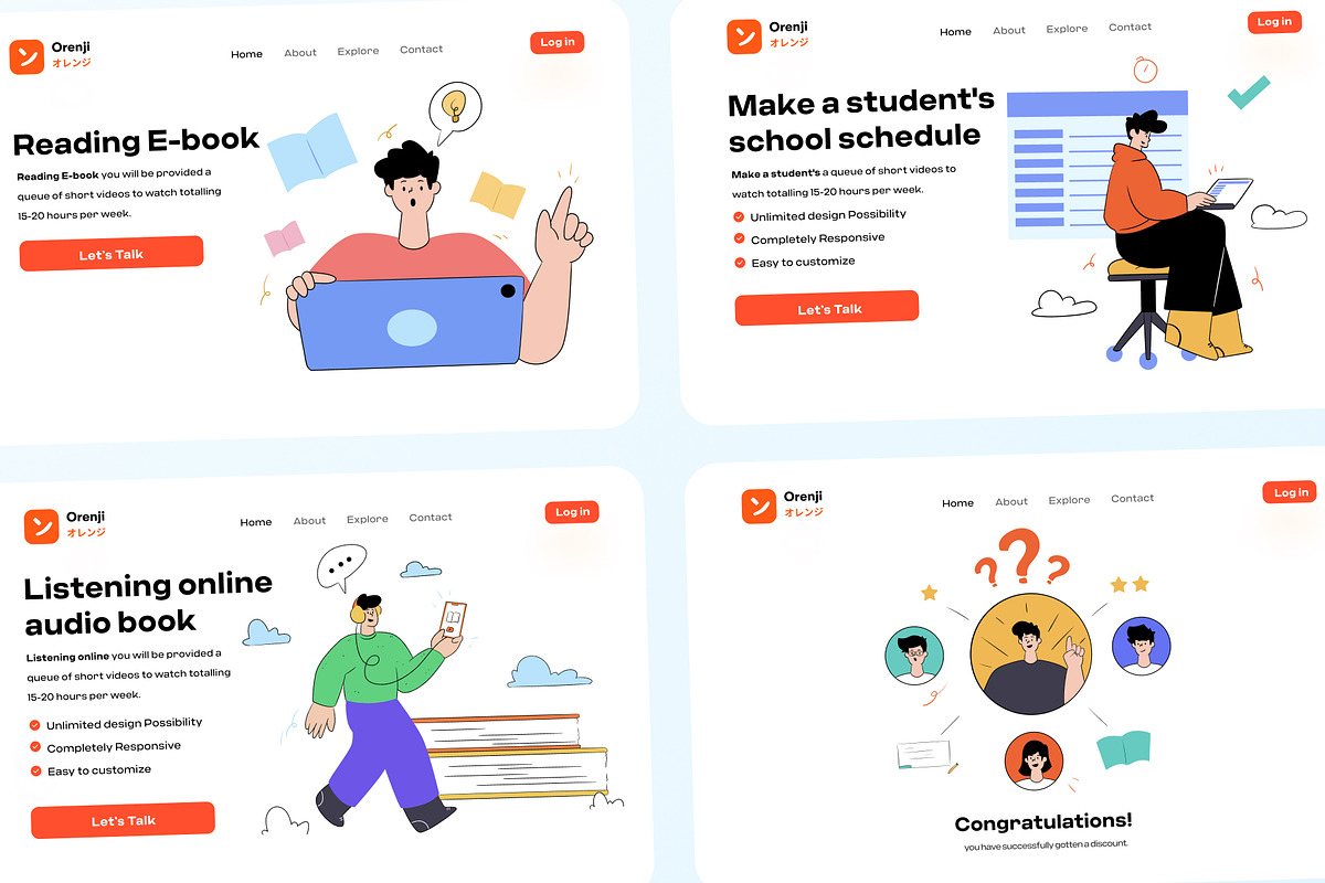 School & Education - 2D Illustration, an Education Illustration by orenjidesign (Photo 6 of 8)
