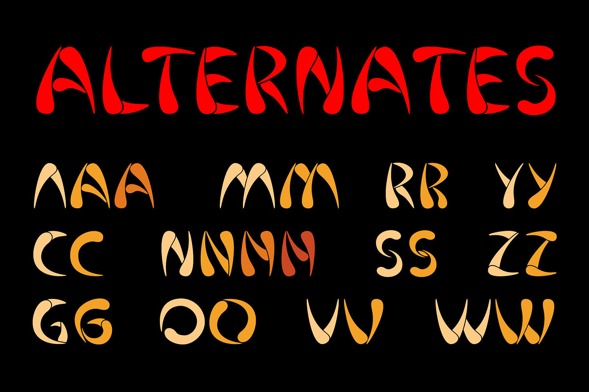 Alien UFO - Horror Space Scary Font, a Font by Gravitype (Photo 4 of 13)