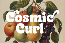 Cosmic Curl Font