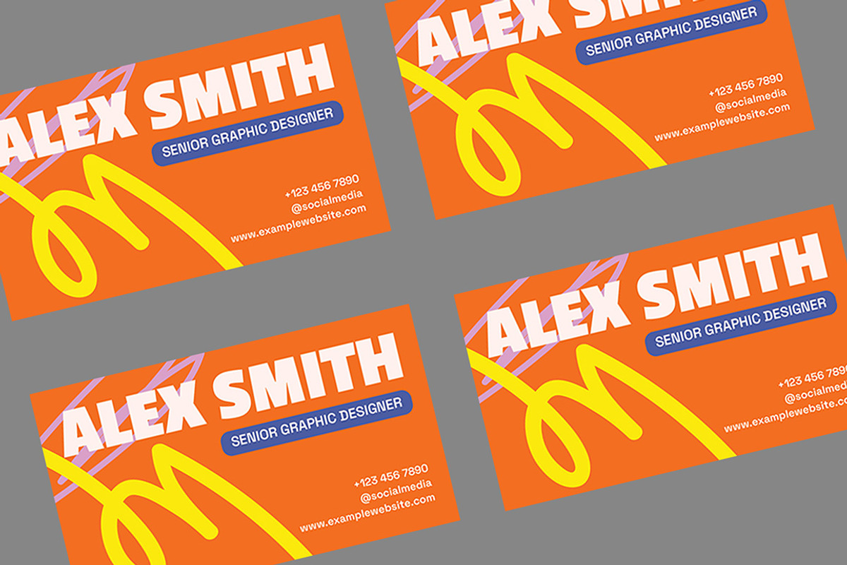 Colorful Business Card, a Business Card Template by Gumico Studio. (Photo 3 of 3)