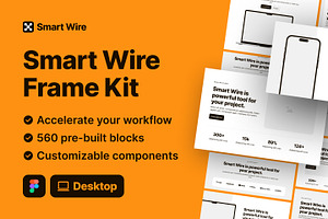 Smart Wire Frame Kit, a Wireframe Template by CreativeUI