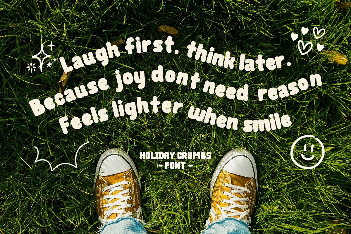 Holiday Crumbs – Food Font, a Handwritten Font by Mozatype (Photo 6 of 8)