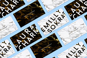 MARBLE PLAY Business Card Template, a Business Card Template by cadinera (Thumbnail 2 of 9)