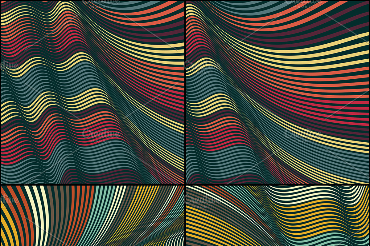 40 Flex Lines Backgrounds Part 2, a Texture Graphic by GarryKillian (Photo 2 of 5)