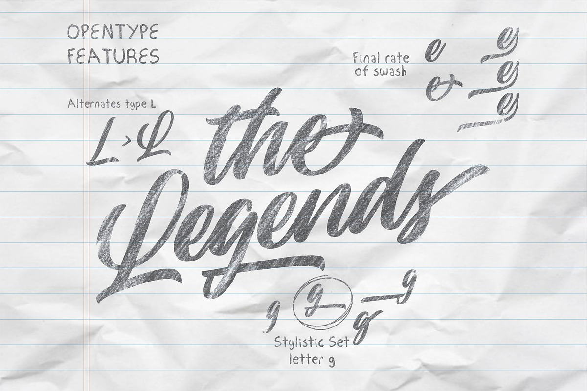 The Lastwinter - Vintage Script, a Script Font by Garisman Std (Photo 3 of 9)