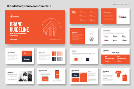 Brand guidelines presentation layout