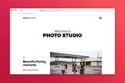 Photo Studio - Portfolio, a HTML Template by Storytics (Thumbnail 1 of 5)