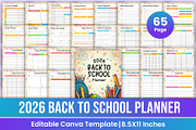 2026 All-in-One Canva Planner Bundle, a Stationery Template by Mustafiz (Thumbnail 5 of 15)