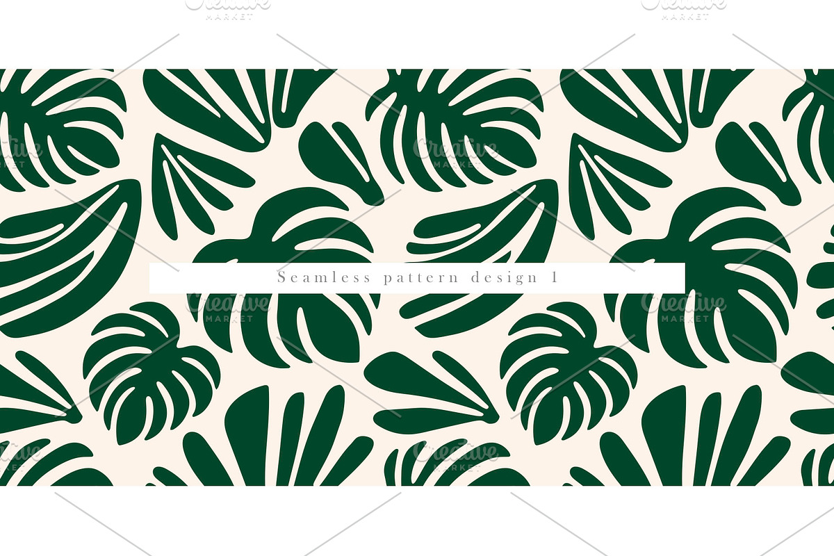 Green Palm Leaves, a Pattern Graphic by Nadezda (Photo 2 of 3)