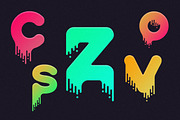 Drip - Liquid Font, a Font by Tugcu Design Co. (Thumbnail 2 of 7)