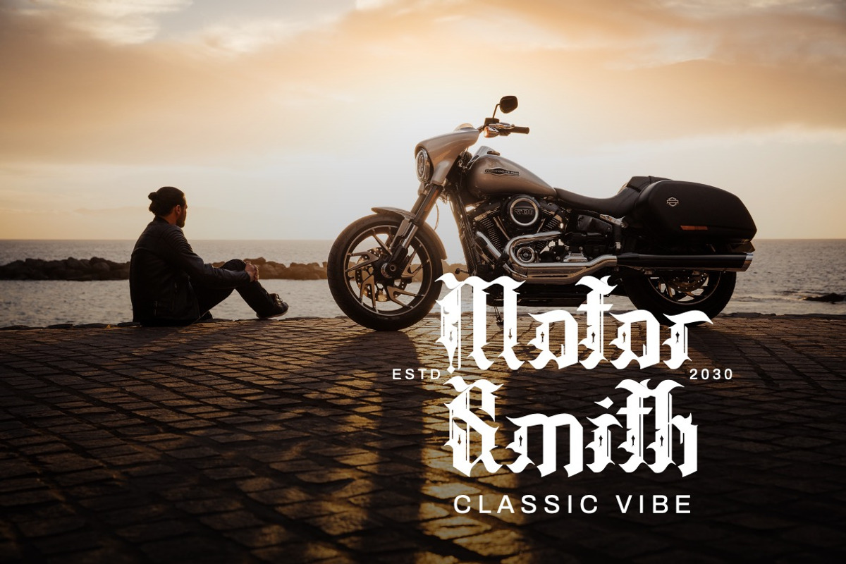 Mifrotha - Modern Blackletter Font, a Blackletter Font by Dhabee (Photo 9 of 18)
