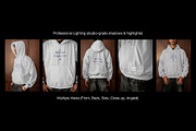 Boxy Hoodie Mockup w/ Model, a Hoody Mockup by Mocktopia (Thumbnail 9 of 10)