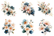 Wedding Floral Clipart, an Illustration by DreamArtGraphic (Thumbnail 2 of 4)
