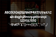 Kitadari Brush Font, a Script Font by VitaminRGB (Thumbnail 3 of 6)