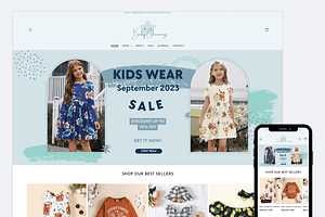 KIDS Clothing Clean Shopify Theme