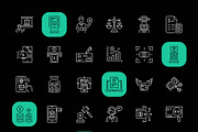 Banking Icon Art Set, an Outline Icon by Prosymbols (Thumbnail 7 of 8)