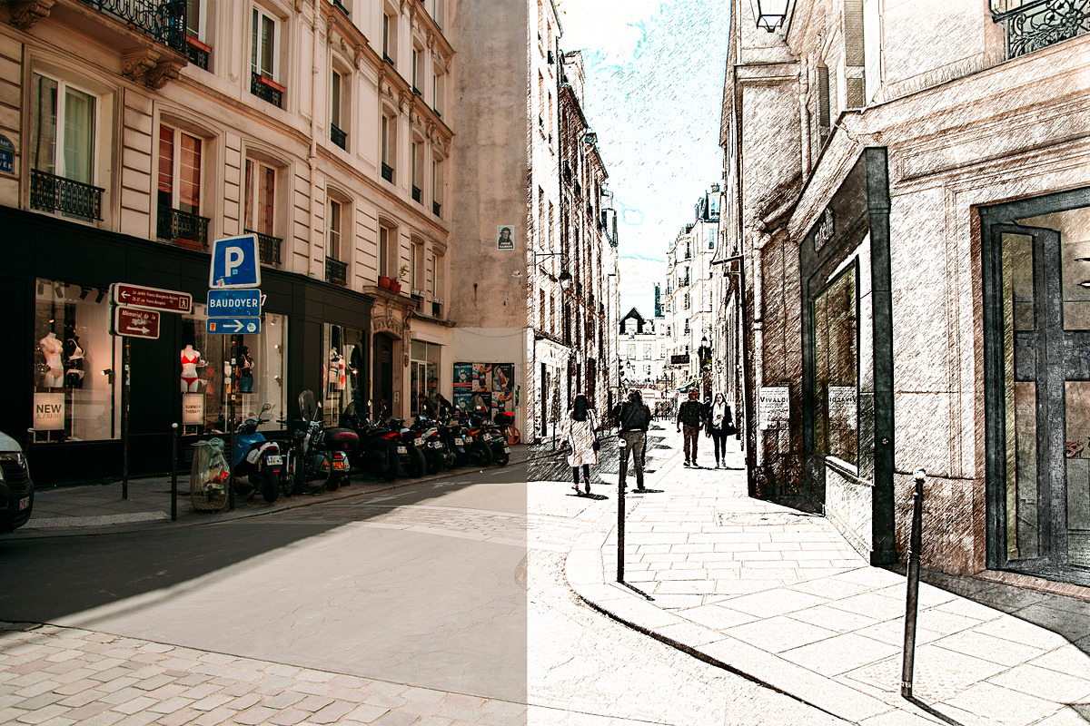 Pencil Sketch Photo Effect Photoshop, a Layer Style Add-On by liptouse (Photo 7 of 9)