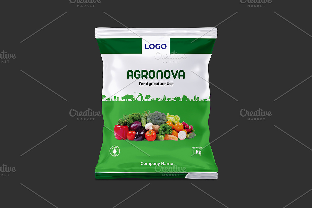 Premium Agricultural Pouch Design, a Branding & Logo Template by Zans Graphic (Photo 1 of 5)