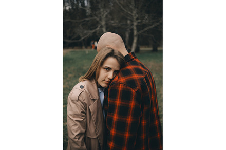 Loving couple embrace with each, a Person Photo by zheckasmk