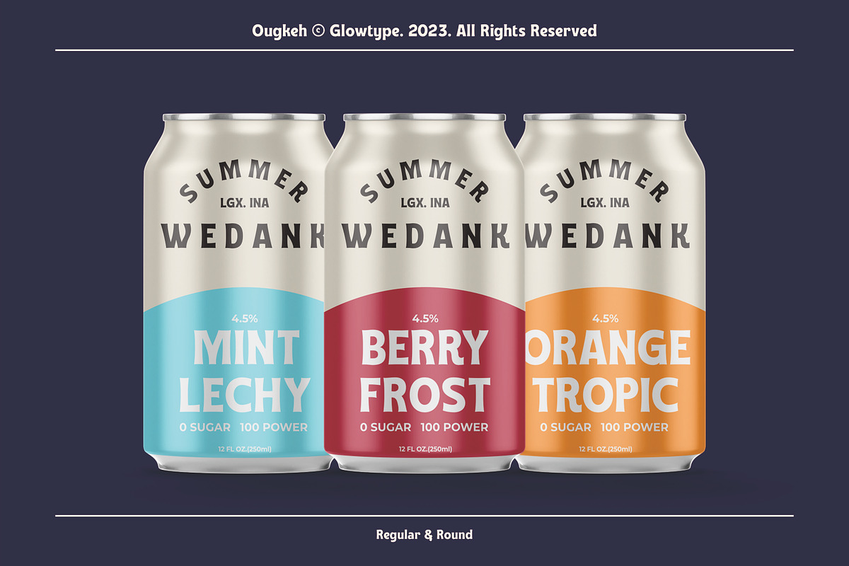 Ougkeh Typeface, a Sans Serif Font by Glowtype (Photo 6 of 11)