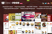 Restaurant - Responsive Email Bundle, an Email Template by NancyS (Thumbnail 1 of 2)