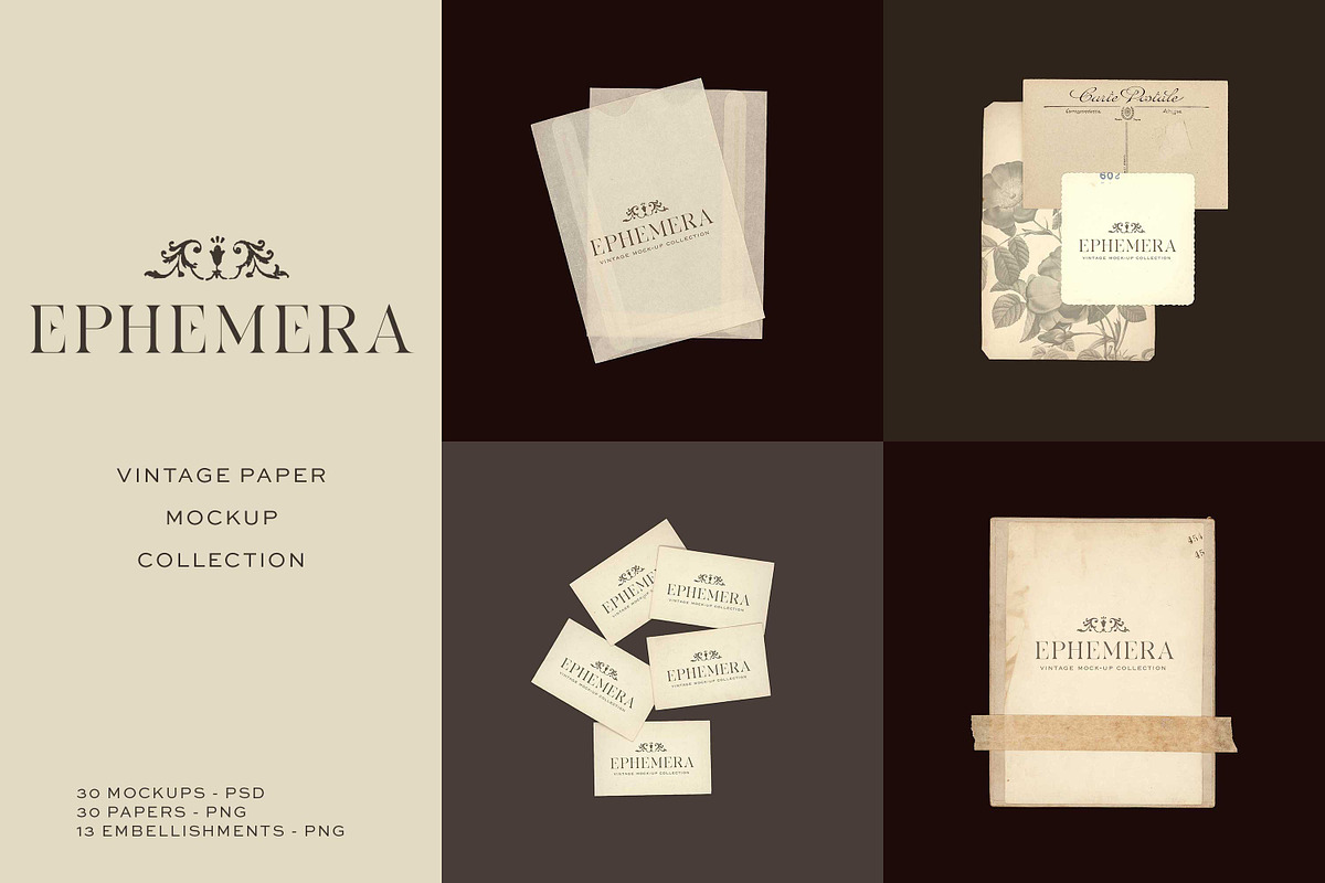 Vintage Logo Branding Mockup Creator, a Books & Magazine Mockup by Eclectic Anthology (Photo 1 of 13)