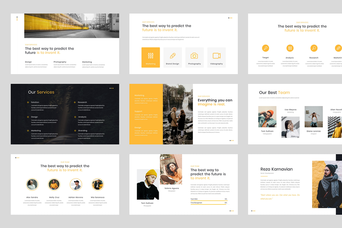 Leno - Minimal Business Google Slide, a Presentation Template by Biwarastudio (Photo 3 of 5)