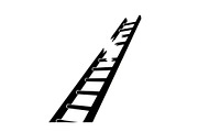 50 Broken Ladder Silhouette Bundle, an Illustration by Designs_River (Thumbnail 20 of 51)