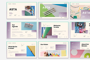 Asta Presentation Template, a Presentation Template by Analogous Temp