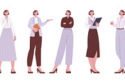 Stylish business woman. Office, a Finance Illustration by Valerie Bodnar (Thumbnail 2 of 3)